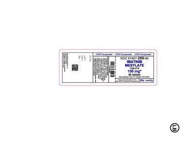 51407-269-90lb Imatinib Mesylate 100 mg Tab.jpg (51407 269 90lb  Imatinib Mesylate 100 mg Tab)